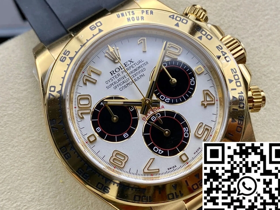Clean 116528 Gold Yellow Cosmograph Rolex Daytona Factory 0415